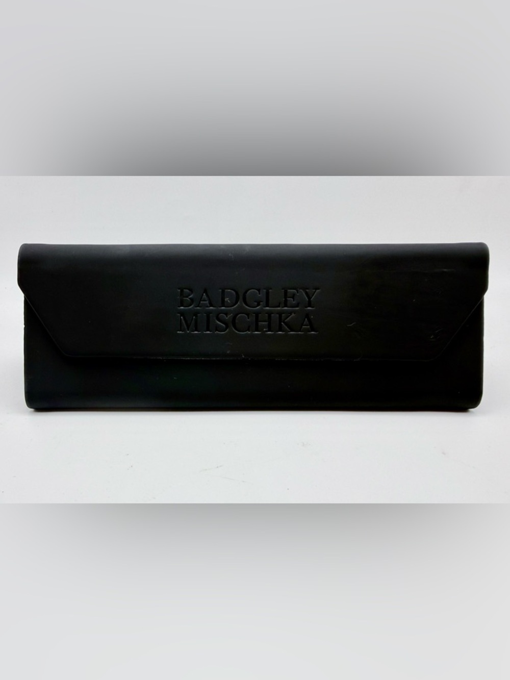 Badgley Mischka Black Sunglasses Case Magnetic Hard Shell Eyewear Logo